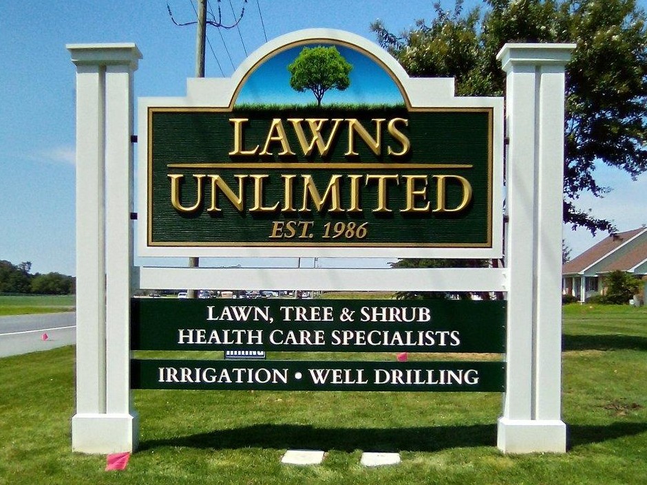 166_lawns-unlimited-dimensional Dimensional Signs